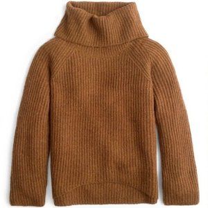 J Crew Point Sur Ribbed Turtleneck Sweater